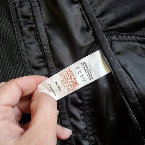 Missguided black corset - Picture 6 of 6